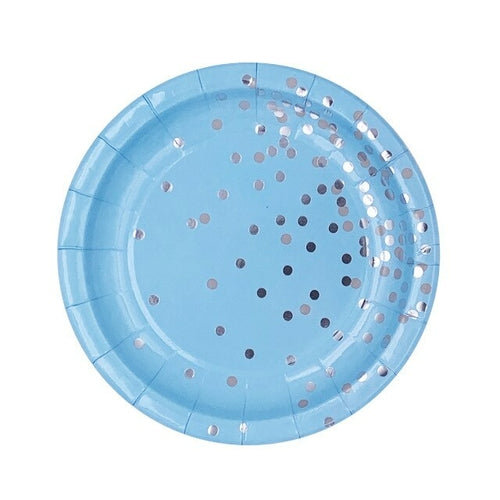 Baby Shower Party Blue Pink Tableware Birthday Party Plate Cup Napkin
