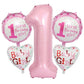 Baby Shower Party Blue Pink Tableware Birthday Party Plate Cup Napkin