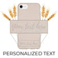 Biodegradable Personalized Phone Case - Natural White