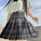Black White Tennis Skirt With Shorts Minifalda Tenis Skort Tennis
