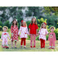 AnnLoren Girls Boutique Santa Holiday Christmas Holiday Clothing Set