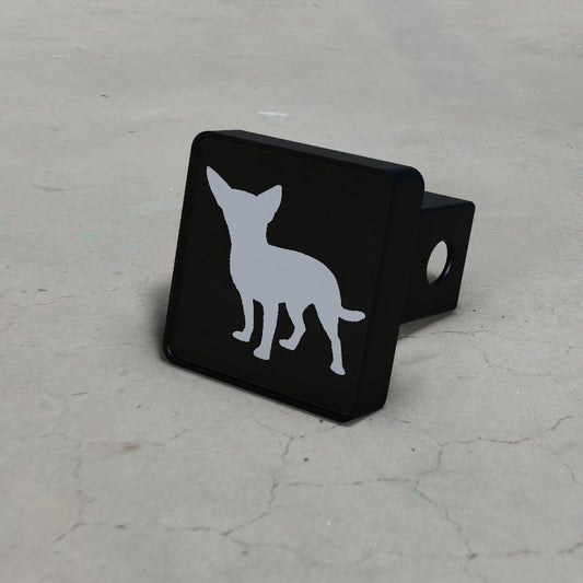 Chihuahua Silhouette LED Hitch Cover - Brake Light