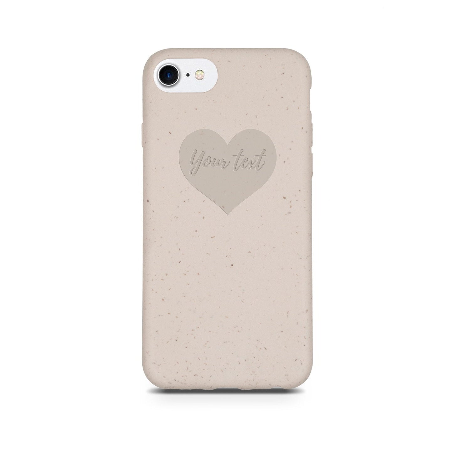 Biodegradable Personalized Phone Case - Natural White