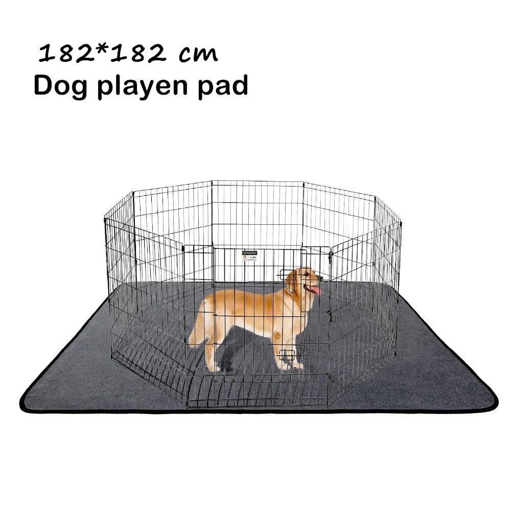 Extra Large Dog Pee Pads Blanket Washable Puppy Pads Mat With Fast