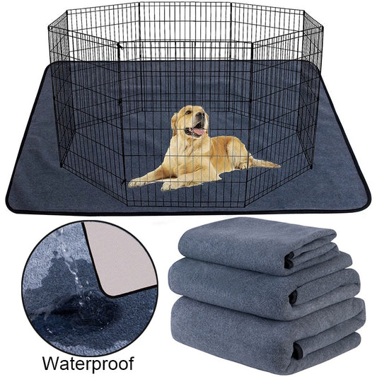 Extra Large Waterproof Reusable Dog Bed Mats Dog Urine Pad Puppy Pee