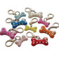 Enamel Bone Charm - Red - Large