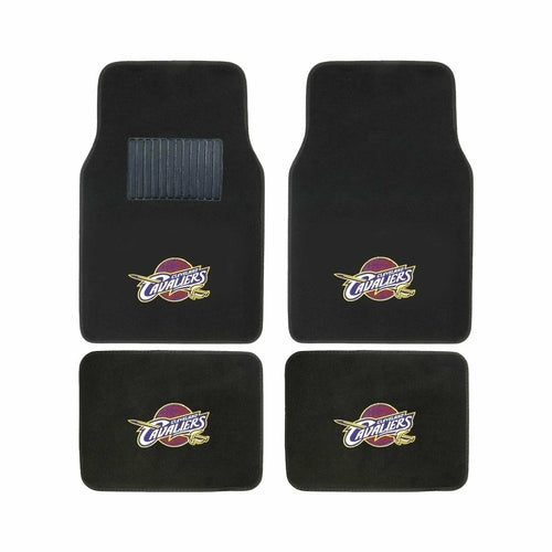 NBA 4-PC EMBROIDERED LOGO CAR FLOOR MAT SET