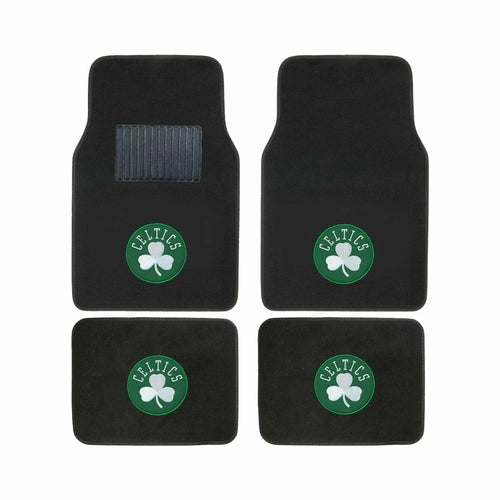 NBA 4-PC EMBROIDERED LOGO CAR FLOOR MAT SET