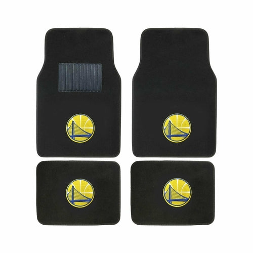 NBA 4-PC EMBROIDERED LOGO CAR FLOOR MAT SET