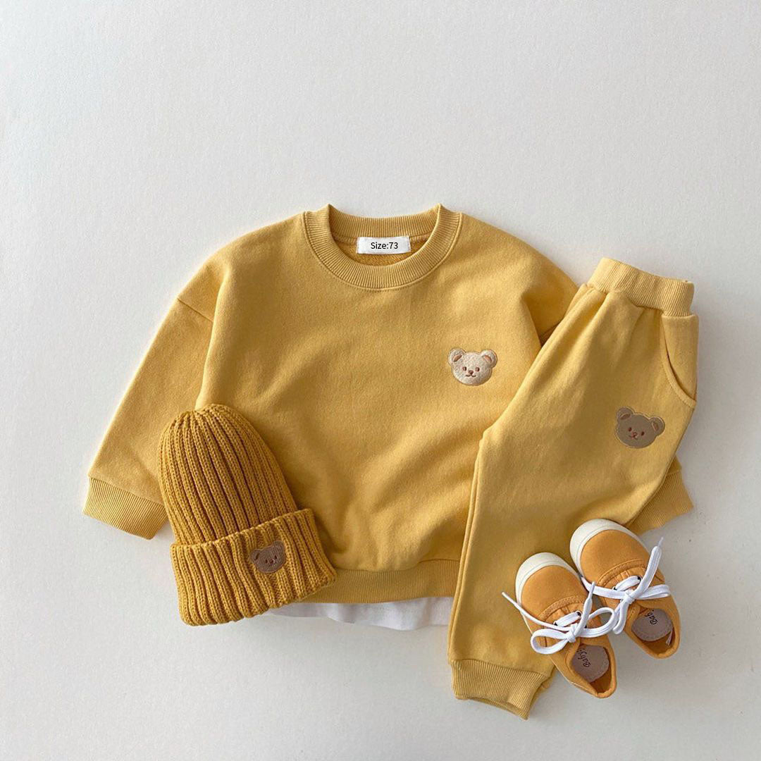Fashion Toddler Baby Boys Girl Fall Clothes Sets Baby Girl Clothing