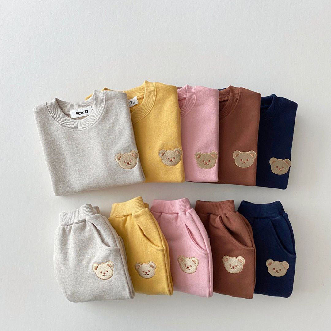 Fashion Toddler Baby Boys Girl Fall Clothes Sets Baby Girl Clothing