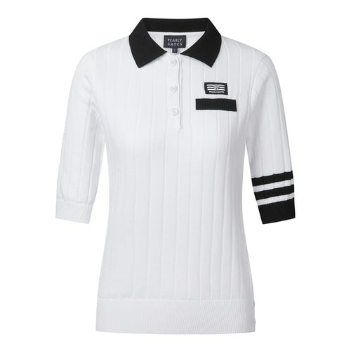Golf Clothing Girls Early Autumn Mid-sleeve Stand-up Collar Sports