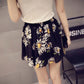 High Waist oversized floral Skirt shorts women korean Fashion Summer