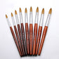 Kolinsky Acrylic Nail Brush Good Quality Nail Art Mink Brush Wood