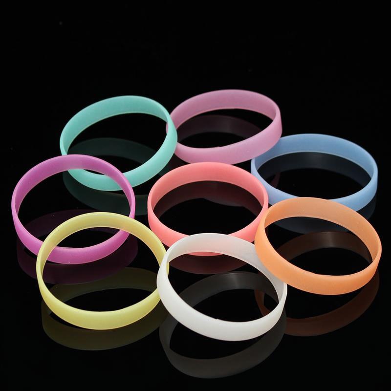 Luminous Hologram Flash Silicone Bracelets Bangle Rubber Wristband