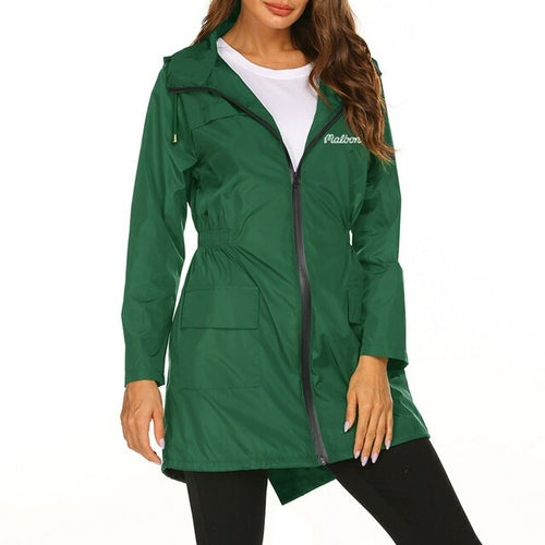 Malbon Ladies Golf Raincoat Outdoor Camping Fishing Jacket Waist