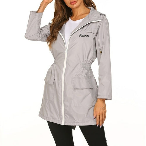 Malbon Ladies Golf Raincoat Outdoor Camping Fishing Jacket Waist