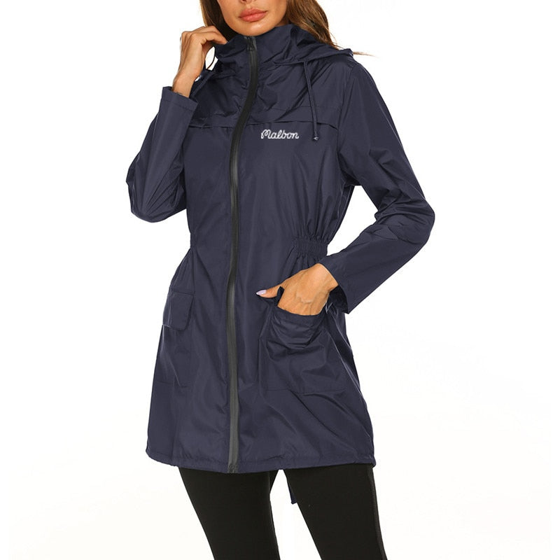 Malbon Ladies Golf Raincoat Outdoor Camping Fishing Jacket Waist