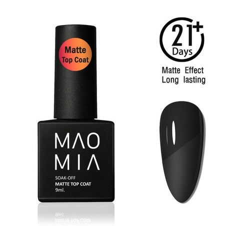 Maomia Soft Glow Gel Polish 8 Colors Soak Off Uv/led 9ml Professional