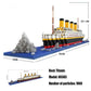 Mini Building Blocks 1860pcs Bricks Model Titanic Cruise Ship Model