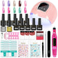 Nail Kit With Led Dryer Semi-permanent Varnish Gel Nail Polish Set