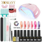 Nail Kit With Led Dryer Semi-permanent Varnish Gel Nail Polish Set