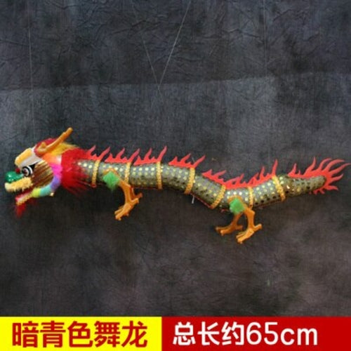 New Funny Toy Pull String Puppet Chinese Dragon Wooden Marionette