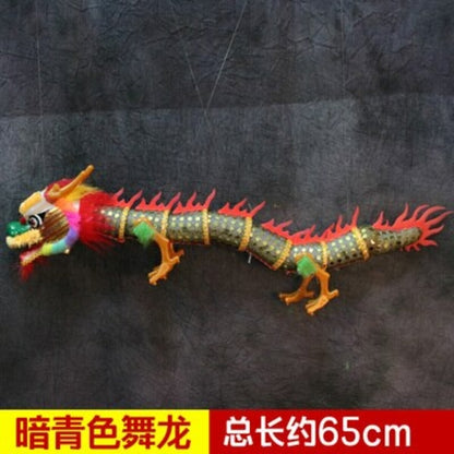 New Funny Toy Pull String Puppet Chinese Dragon Wooden Marionette