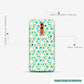 Carbon Fibre Redux Aqua Blue 8 Slim Hard Shell Case For Oppo Reno Z