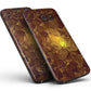 Orange Geometric V16 - Full Body Skin-Kit for the Samsung Galaxy S7 or