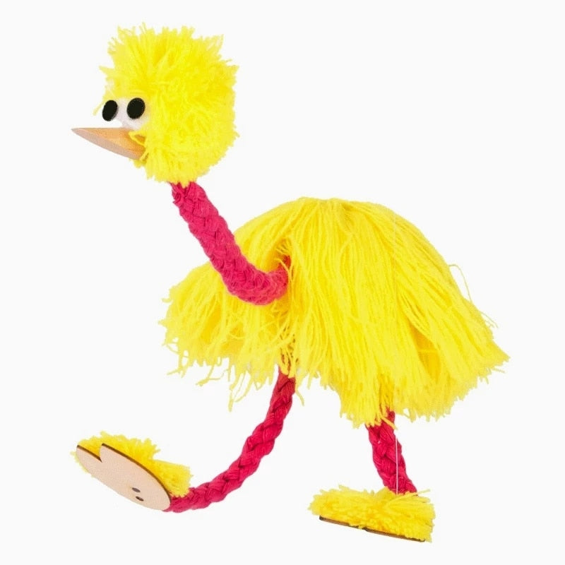 Puppet Ostrich Magic Tricks Handicraft Vintage Wire-controlled