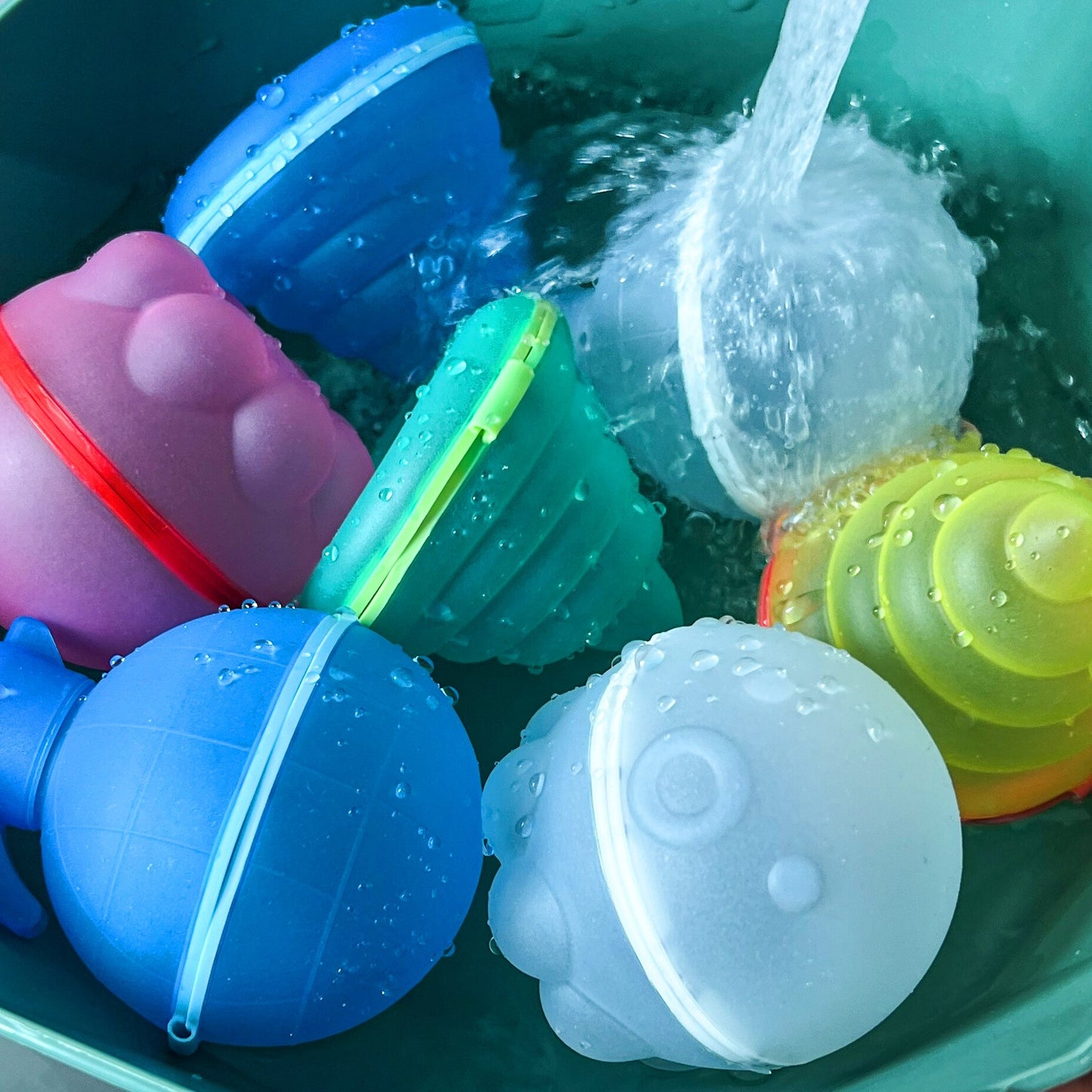 Reusable Water Balloon Magnetic Self Sealing Water Balls Quick Fill