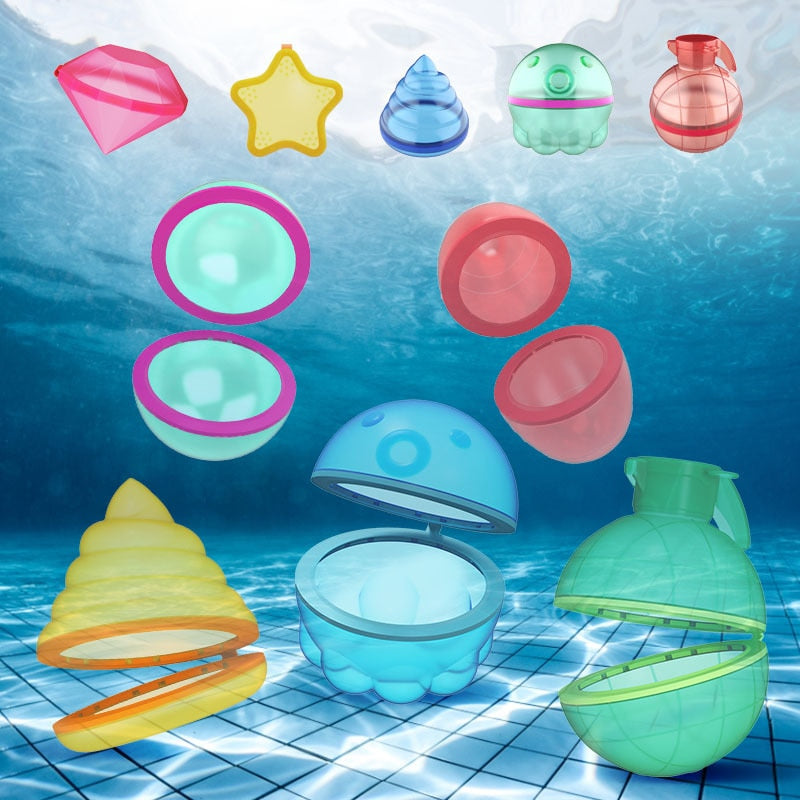 Reusable Water Balloon Magnetic Self Sealing Water Balls Quick Fill