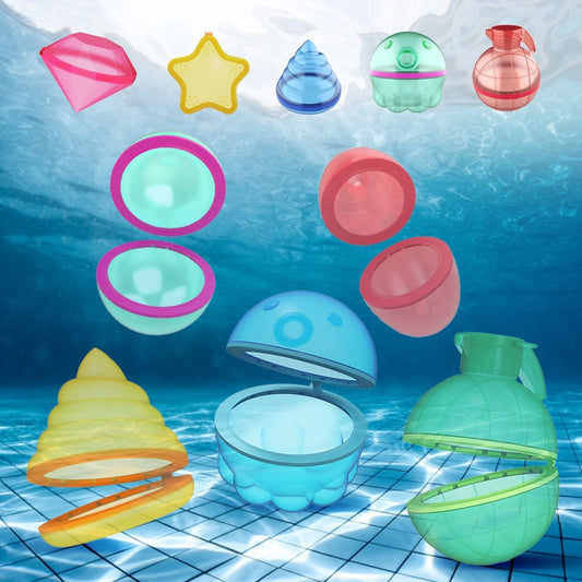 Reusable Water Balloon Magnetic Self Sealing Water Balls Quick Fill