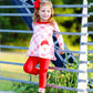 AnnLoren Girls Boutique Santa Holiday Christmas Holiday Clothing Set