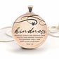 Kindness – Proverbs 3:3 Scripture Silver-Plated Pendant Necklace (2