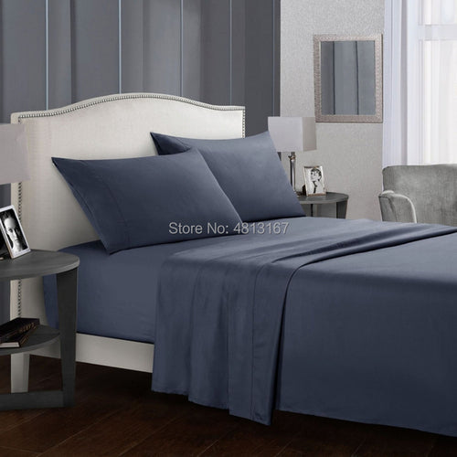 Soft Microfiber Bed Sheet Set 1800 Count 3/4 Piece Luxury Egyptian