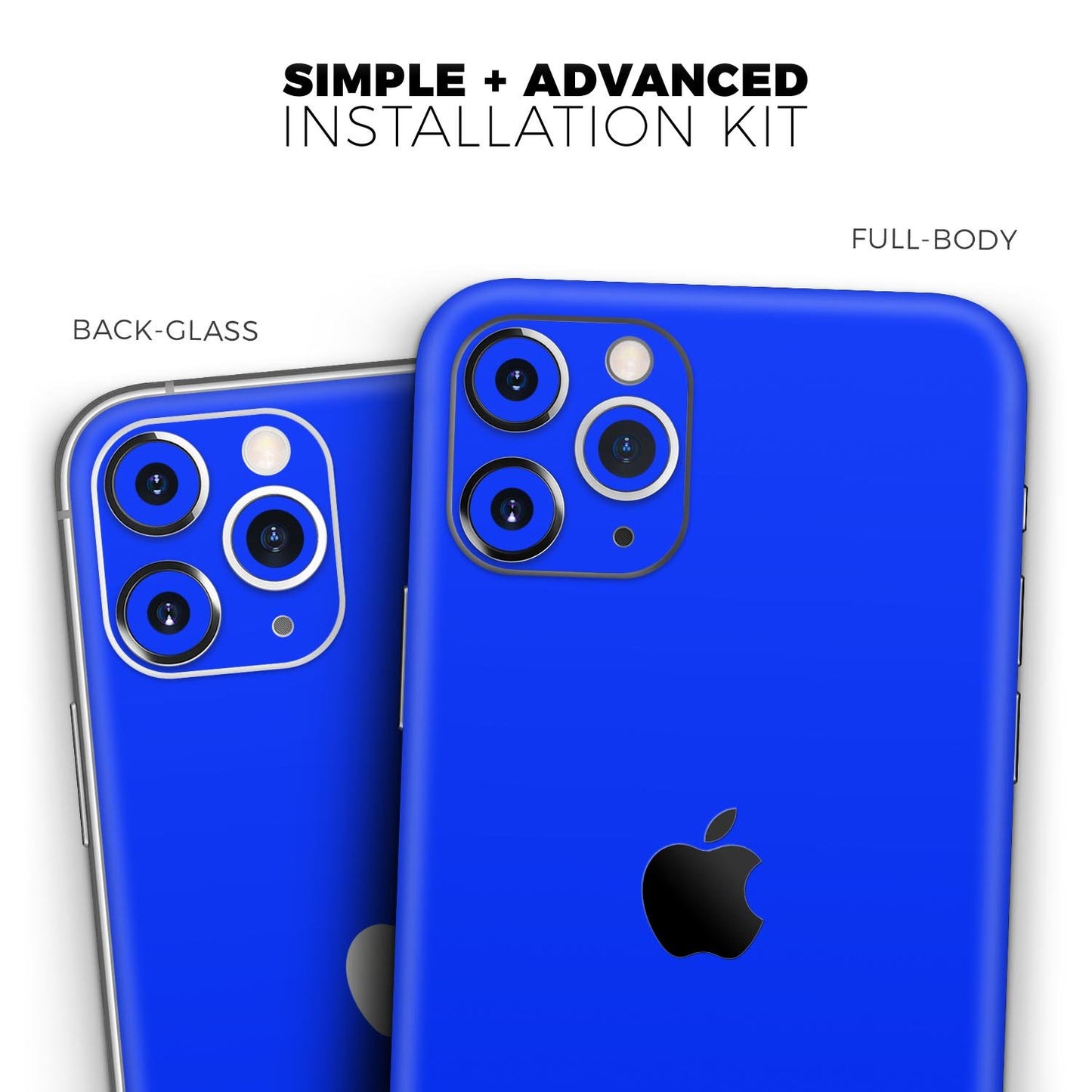 Solid Royal Blue // Skin-Kit compatible with the Apple iPhone 14, 13,