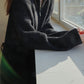 Stylish Women Zipper Turtleneck Loose Sweater Dress For Women Full
