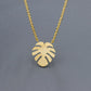 Summer Style Tropical Leaf Necklace Women Choker