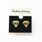 Vintage Geometric Cone Shaped Stud Earrings Charm