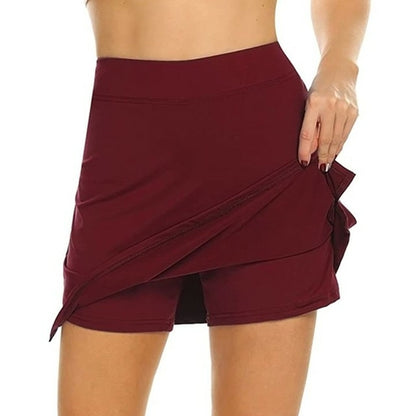 Women 2022 Summer Women Solid Color Mini Skirt Women's Active