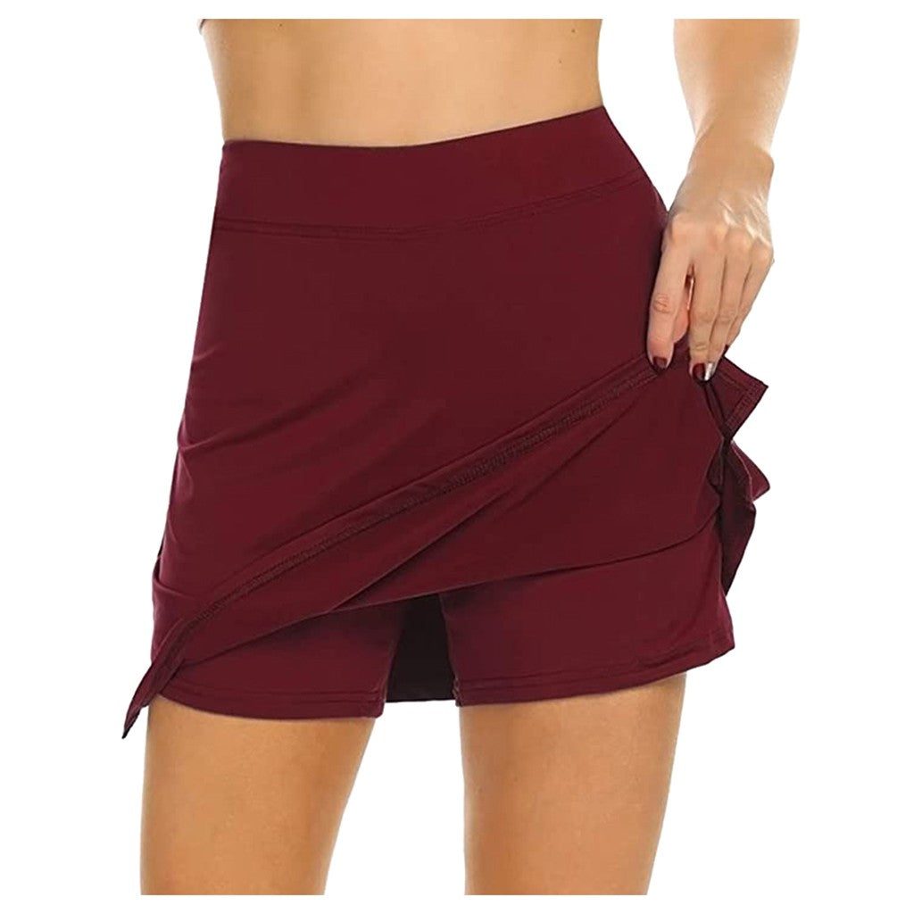 Women 2022 Summer Women Solid Color Mini Skirt Women's Active