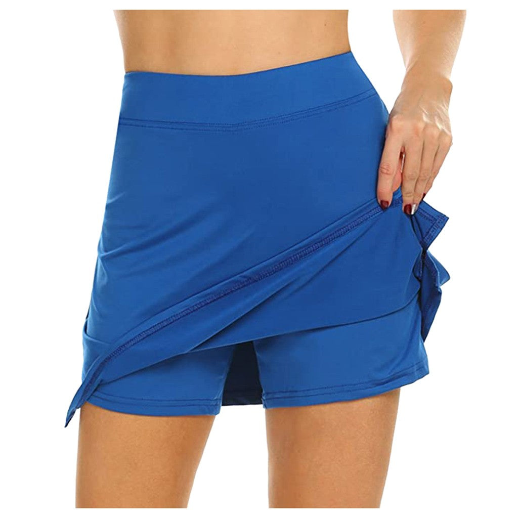 Women 2022 Summer Women Solid Color Mini Skirt Women's Active