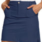 Women Outdoor Skort Golf Skort Skorts Skirt UPF 50+ Quick Dry Zip
