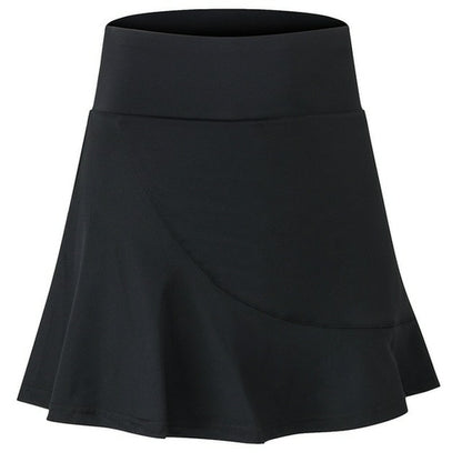 Women Tennis Skirts Quick Dry Loose Skorts Fake Two Pieces Ladies