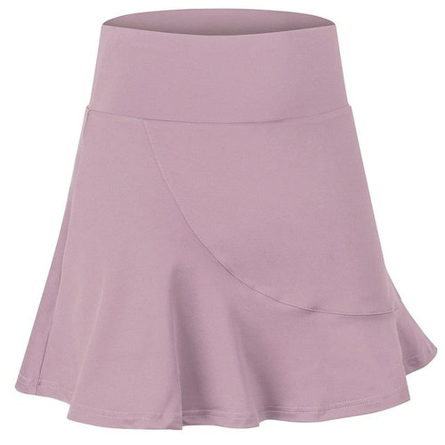 Women Tennis Skirts Quick Dry Loose Skorts Fake Two Pieces Ladies