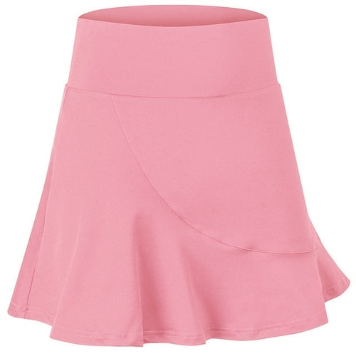 Women Tennis Skirts Quick Dry Loose Skorts Fake Two Pieces Ladies