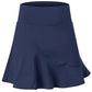 Women Tennis Skirts Quick Dry Loose Skorts Fake Two Pieces Ladies