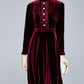 ZUOMAN Women Autumn & Winter Elegant Velvet Dress Festa High Quality